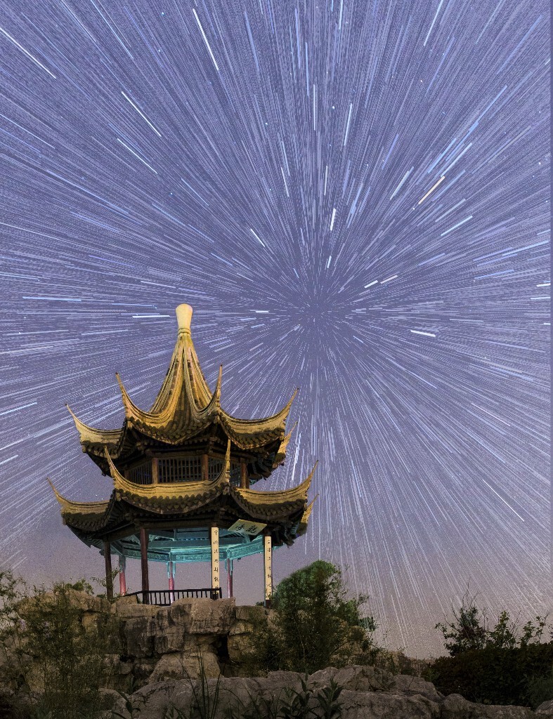 上次拍的星空最后一张。