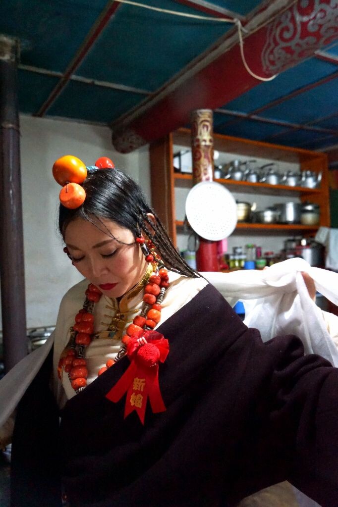 13.妹妹准备出发。