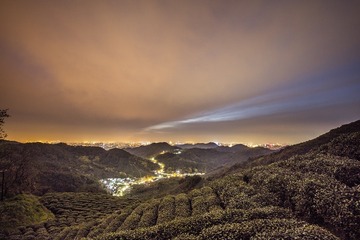 茶山日出