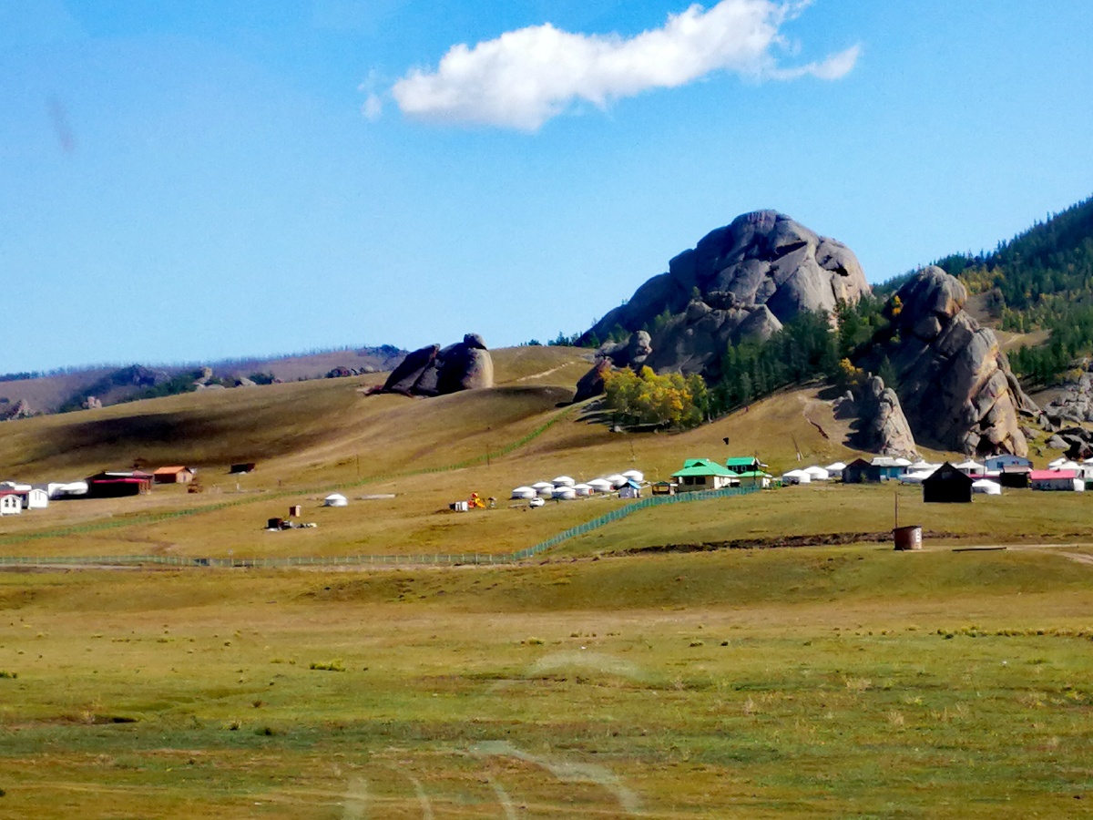 辽阔的草原乌兰巴托