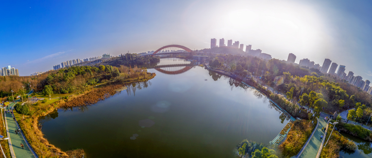 航拍贵州|贵阳观山湖全景图 - 映心记录 - 图虫