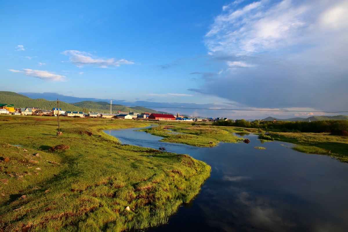 惊艳的恩河桥景