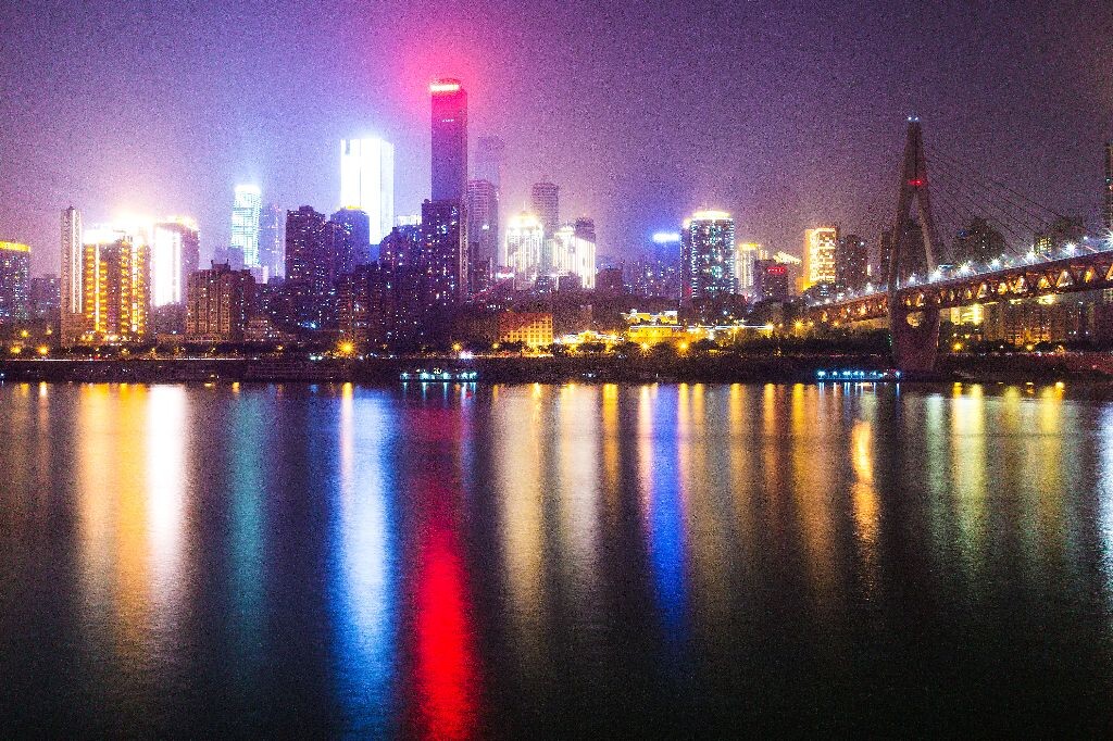 南滨色彩-南滨路 从小看到大的地方 希望今年能在南滨路拍到重庆的焰火 