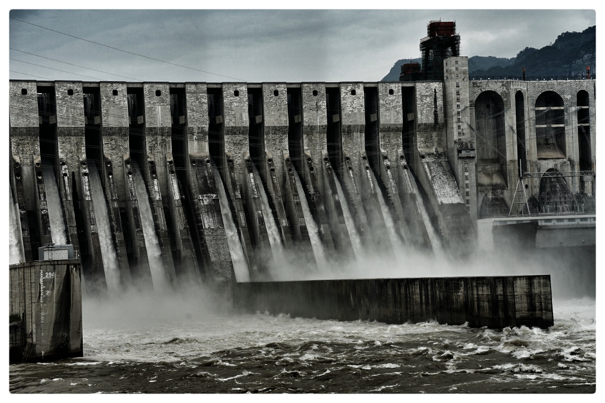 向家坝水电站闸口