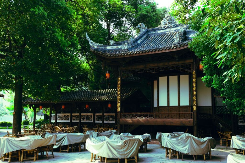 铁像寺水街的茶馆