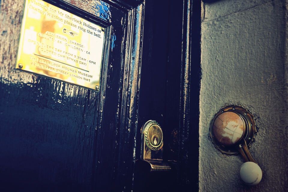Is SH in?<br />
photo @ 221B Baker St.<br /><br />