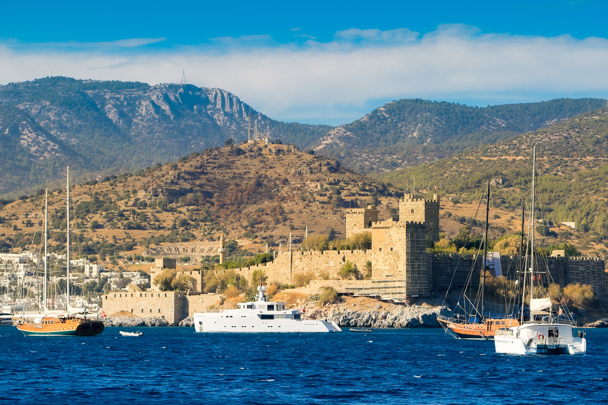 土耳其博德鲁姆小镇十字军东征时期城堡