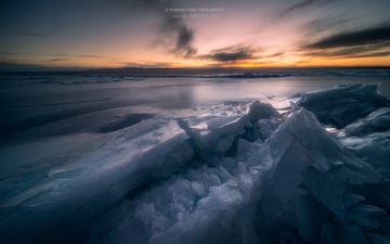 冰冻青海湖