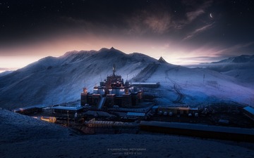 雪夜拉脊山