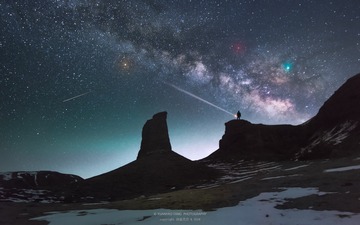拴马桩的夜空