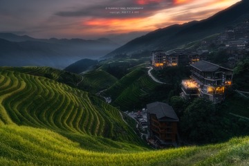 龙脊云霞