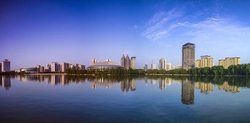水上城市之《水天一色》  拍摄地：开元湖
