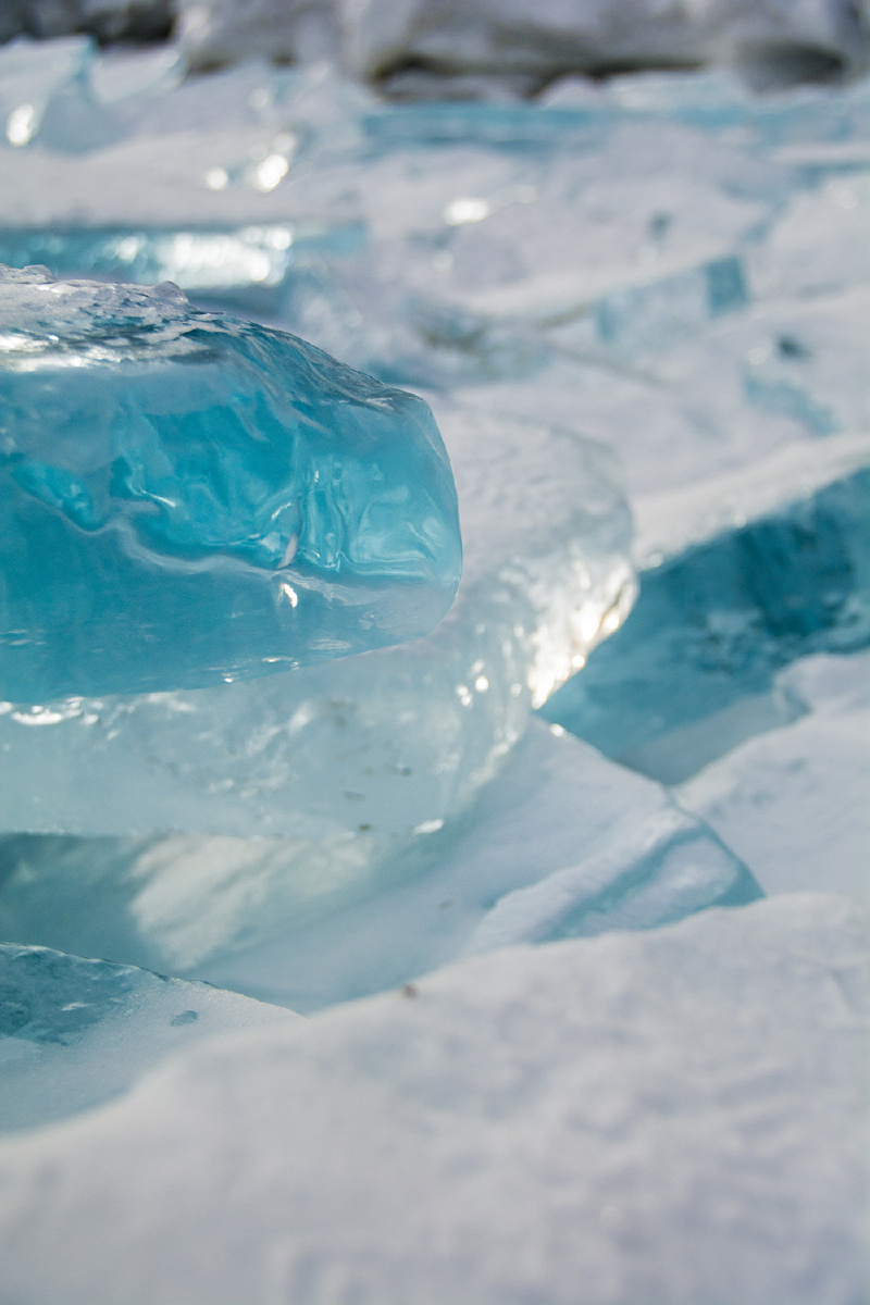 贝加尔湖蓝冰