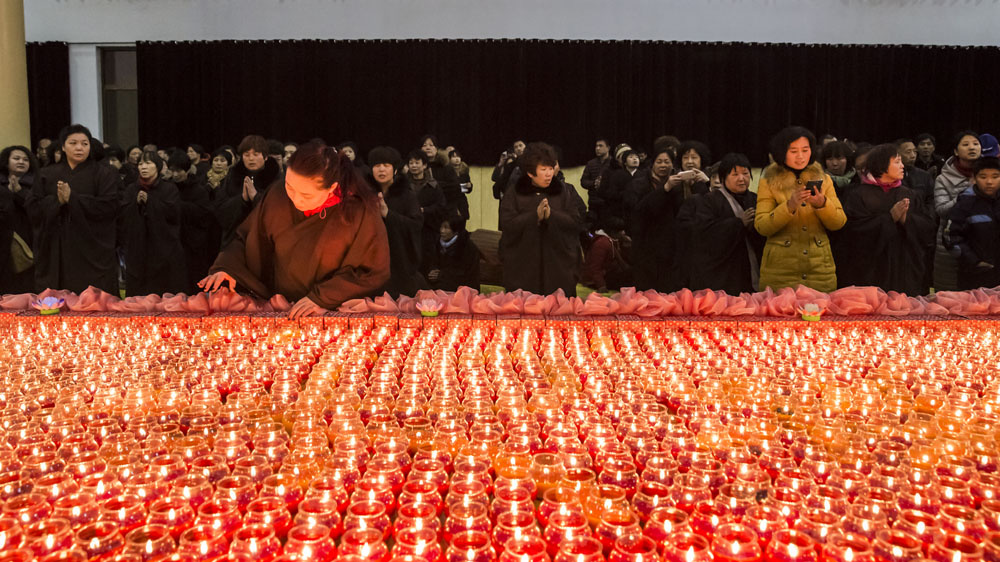 《祈福传灯法会》组照