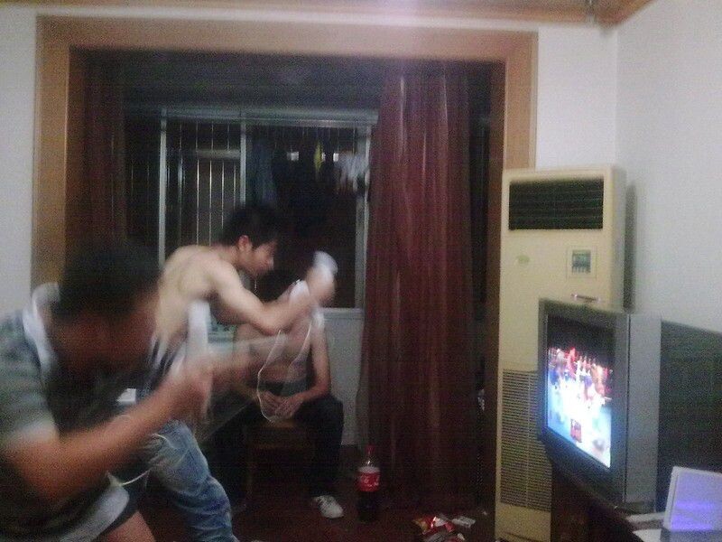 wii<br />
大家玩的很 high啊