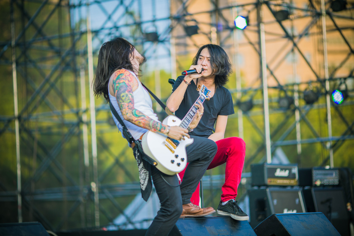 2016银川乐堡绿放音乐节左右乐队现场