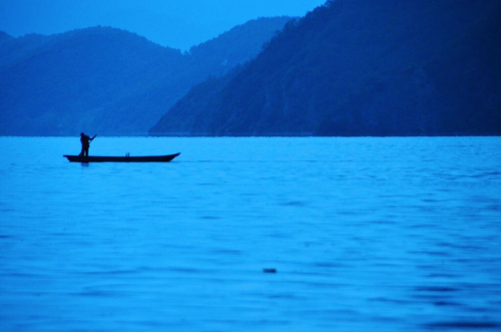 泸沽湖，我以为我色盲了。