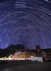 泸沽湖星轨