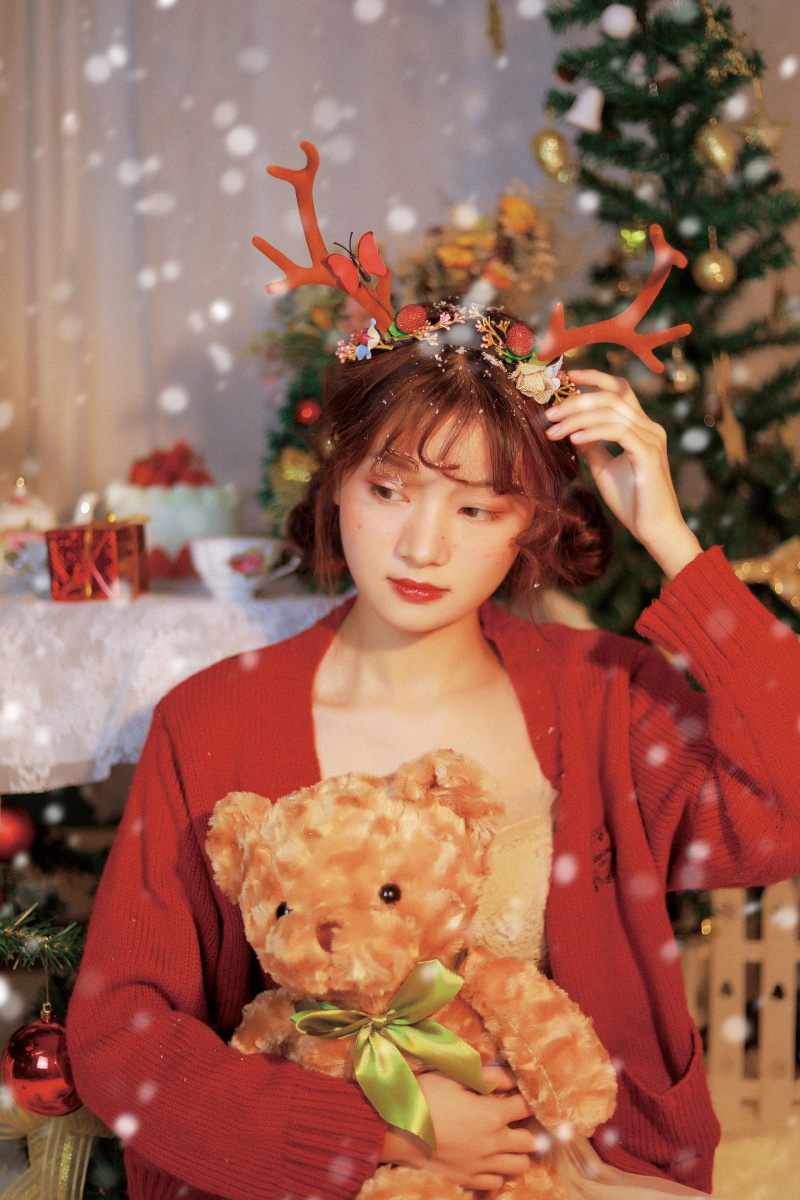 圣诞少女写真