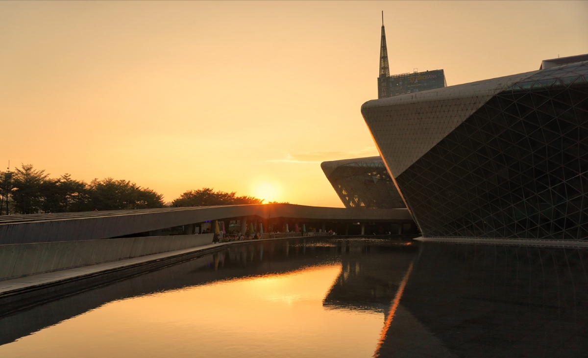 黄昏的广州大剧院 - lon-mon - 图虫