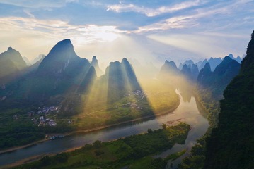 阳朔 日出