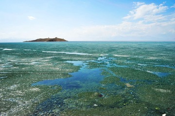 冰湖初融