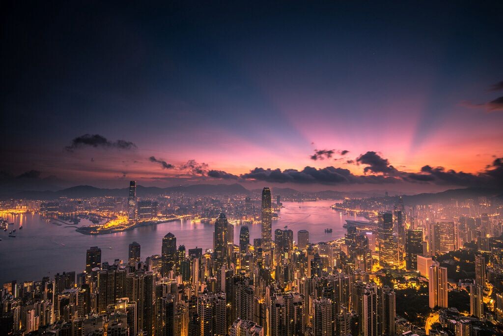 香港，早上！