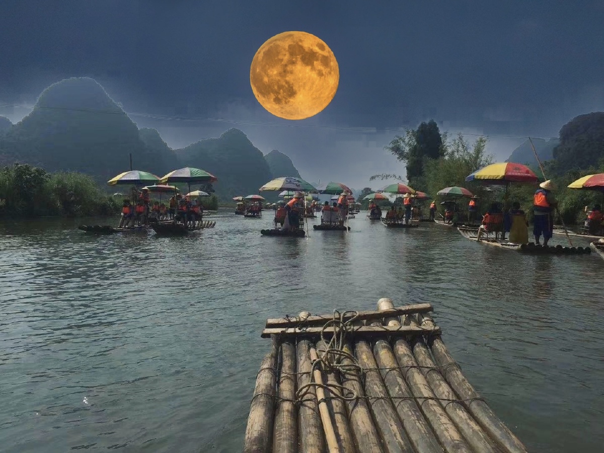 漓江月色