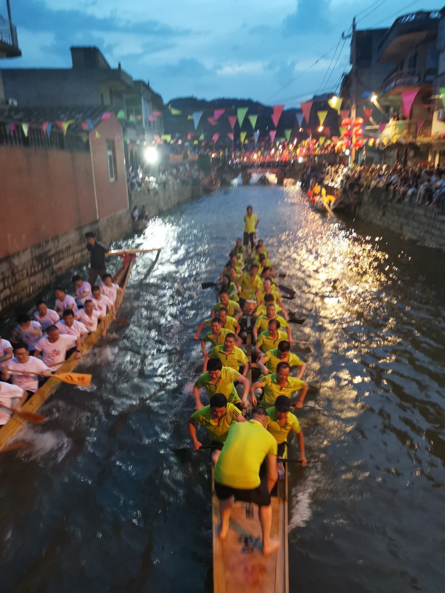 长乐三溪夜赛龙舟全国独有端午安康