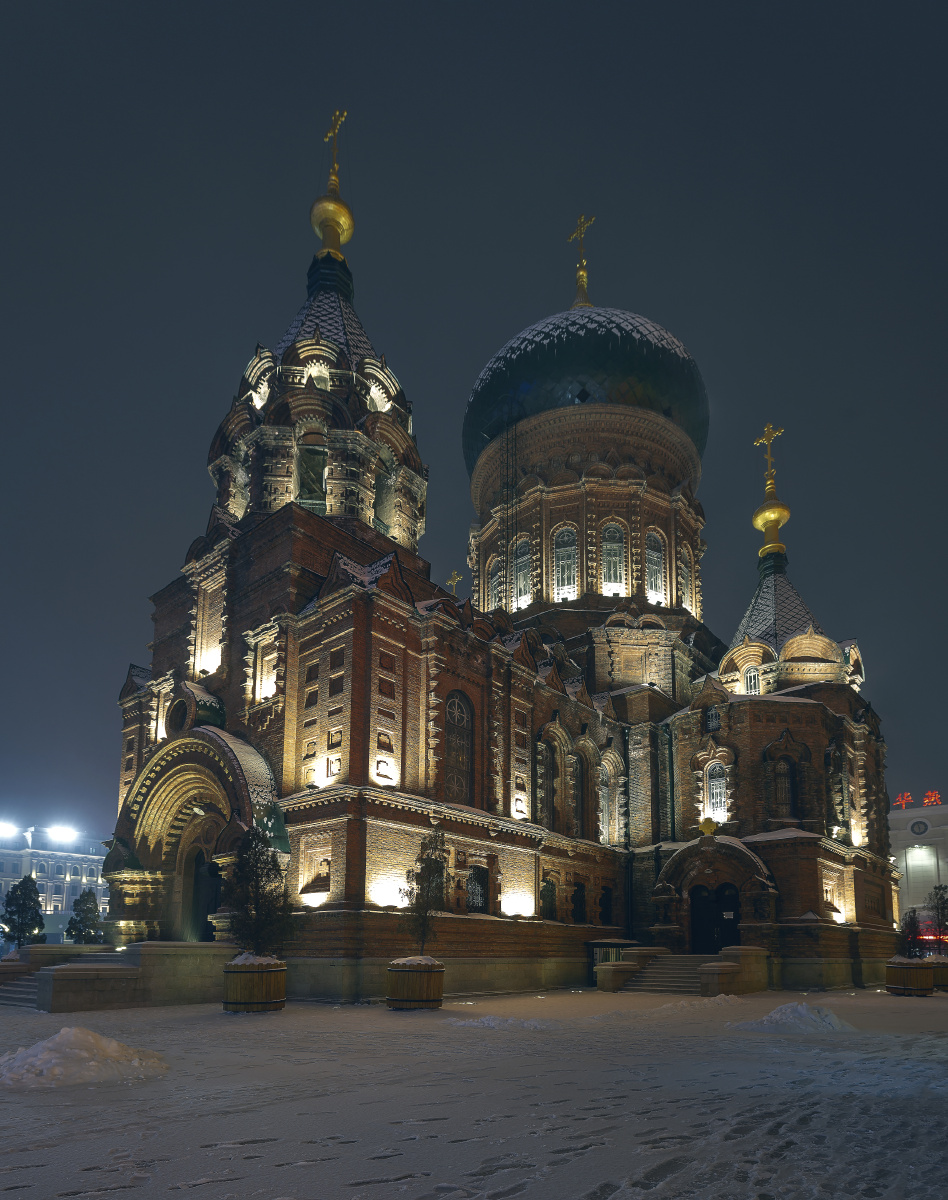 索菲亚教堂夜色