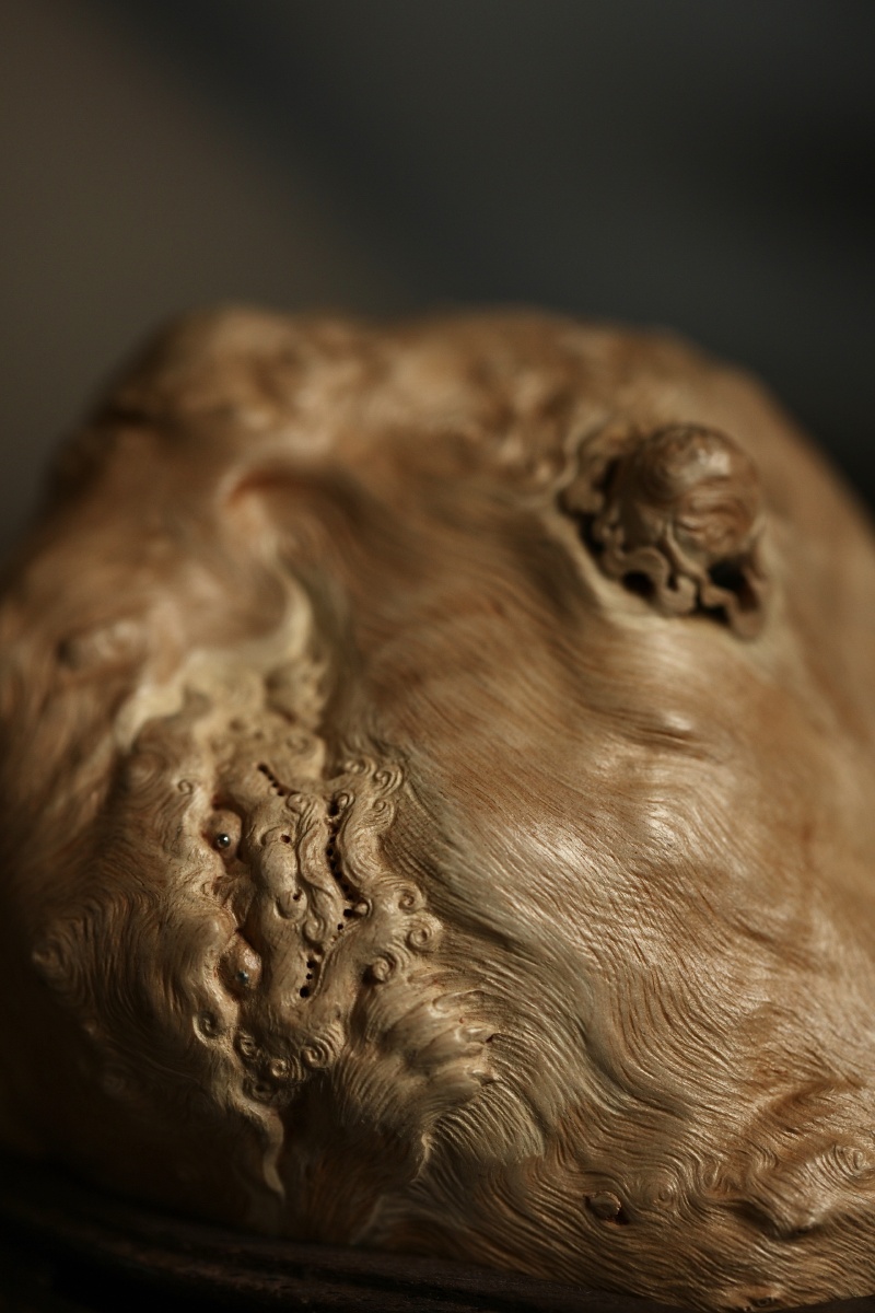 茶室雅玩荔枝木香炉