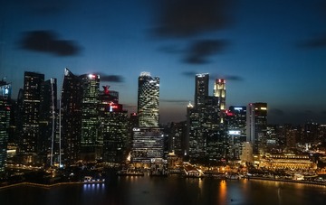 Singapore Marina Bay (from sands)