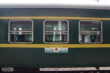 杭州城内的绿皮火车