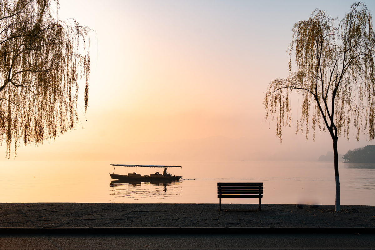 西湖清晨