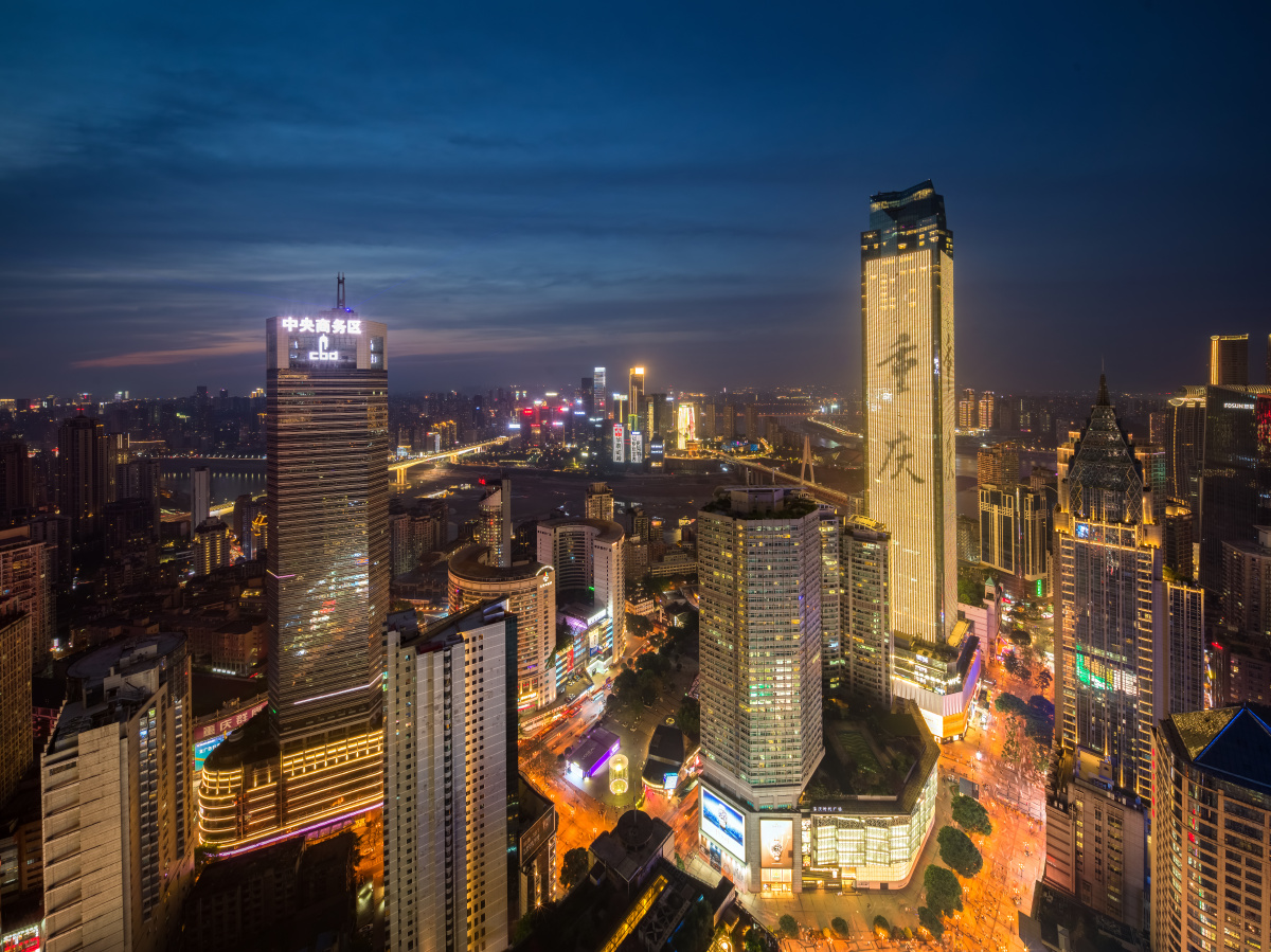 重庆cbd夜景
