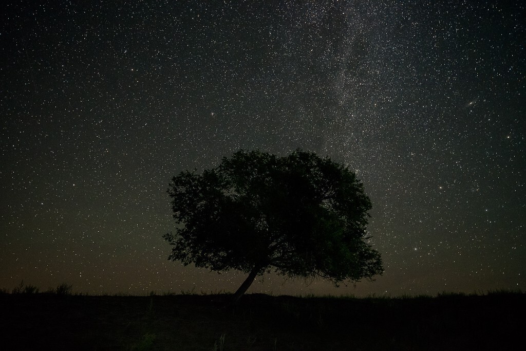 八月。<br />
坝上观星。误打误撞的混入了学弟学妹的队伍，流星雨留下的回忆没有留下太美的照片，倒是星空本身更加感人。
