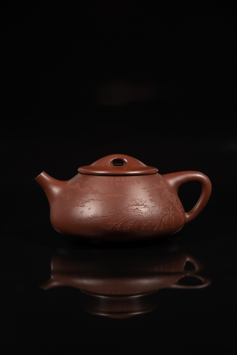 紫砂壶景舟石瓢