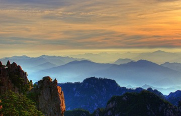 黄山日出
