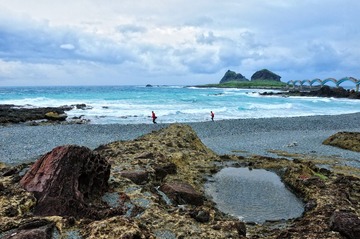 父子追浪