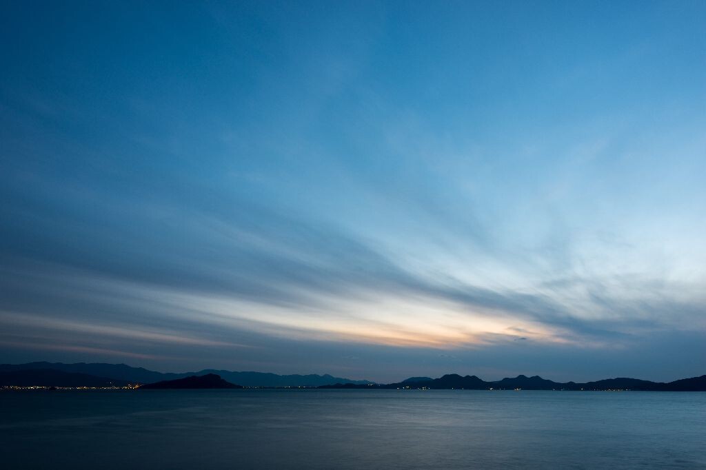 志贺岛的日落