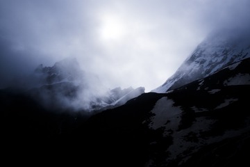 Great Himalaya(before the Droemla high pass in Zhari)