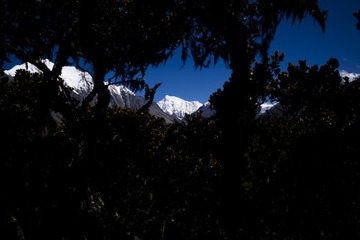 Western face of Kawagebo