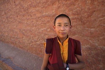A Monk of Pelkor Choede Monastery