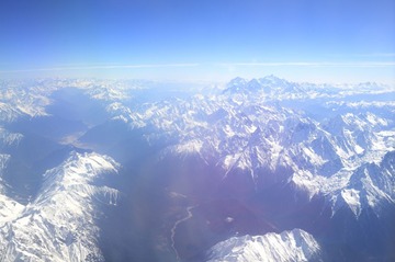Aerial view of Nyingchi
