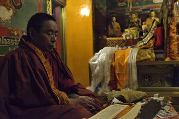 In the Ser Trikhang(the Throne of Tsongkhapa )