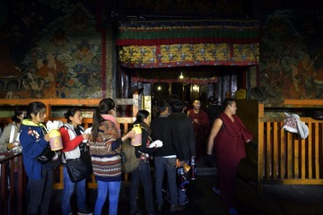 Pilgrim in the Jokhang