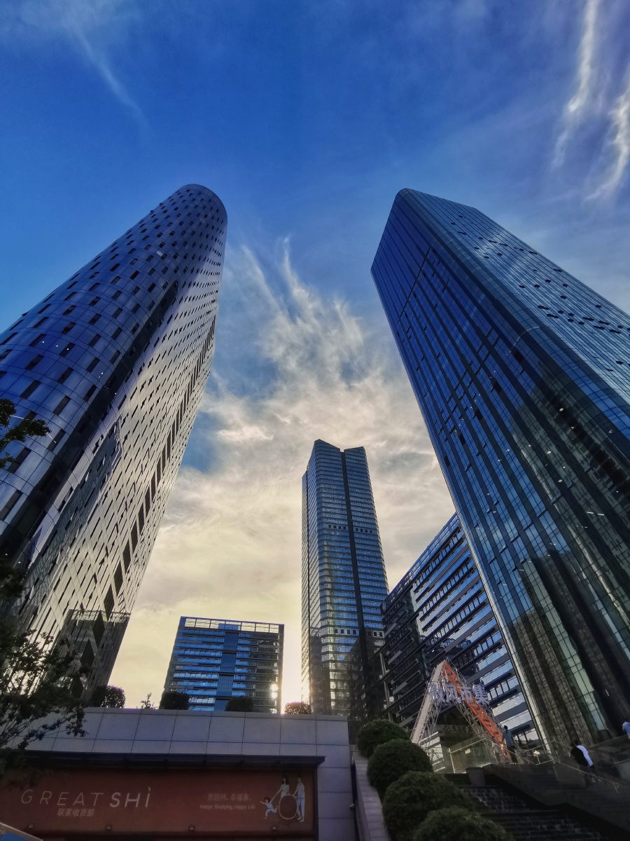 合肥政务区的高楼大厦