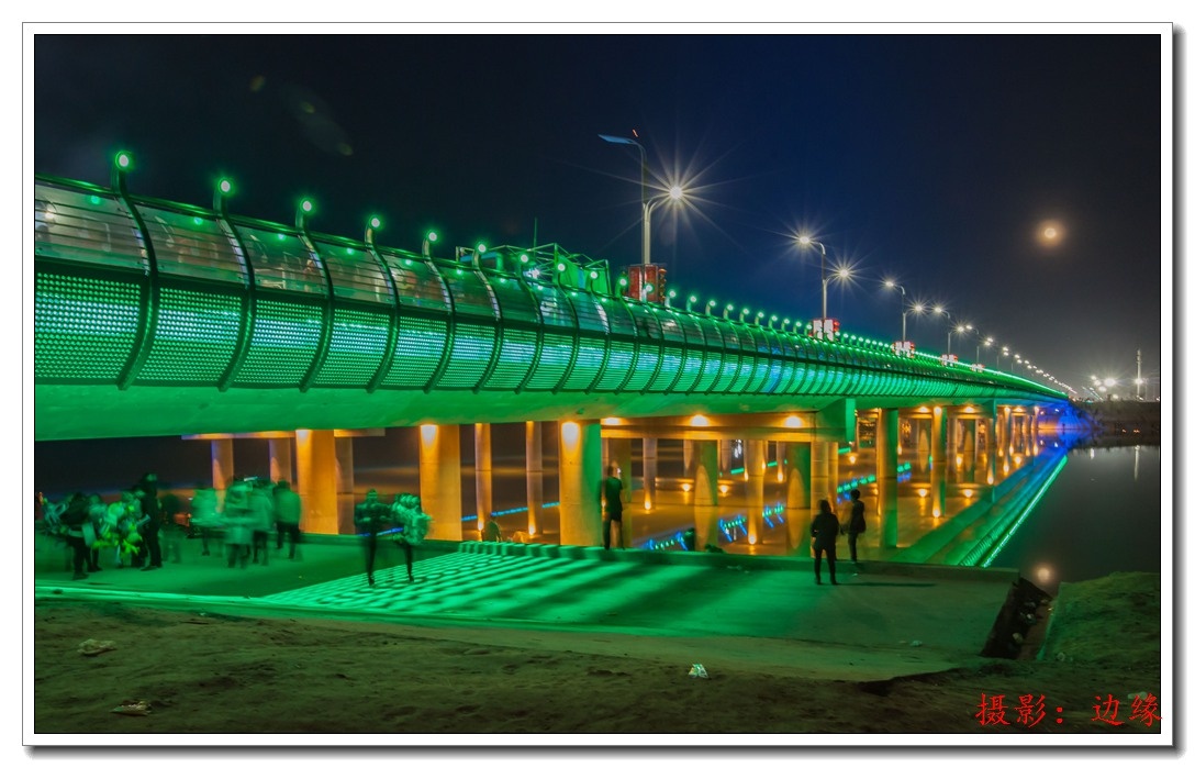 美丽的濮阳漂亮的夜景