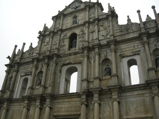1月24日 Macau第一天路过Ruins of St.Paul