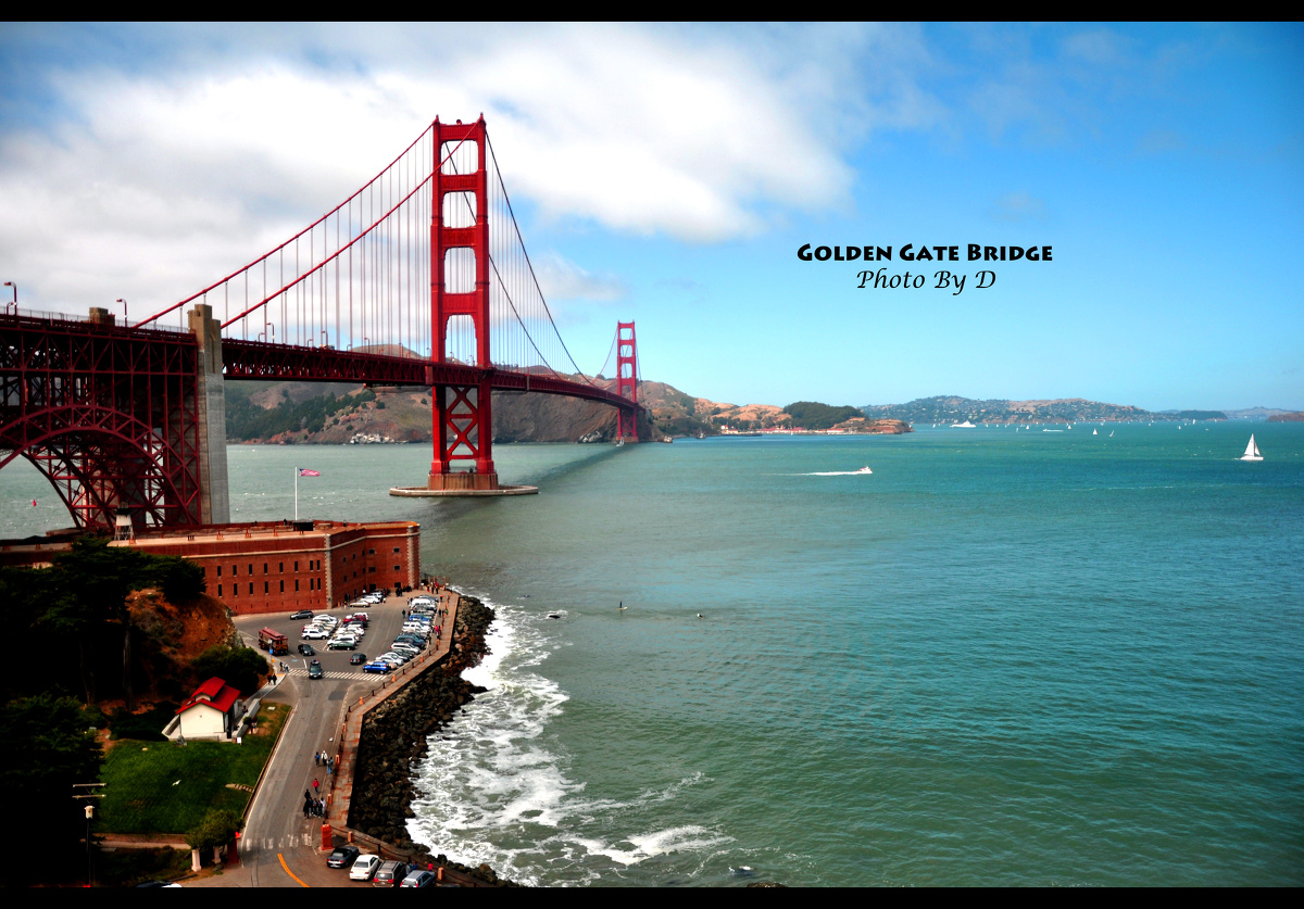 【golden gate bridge, san francisco, ca】金门大桥是三番的地标,也